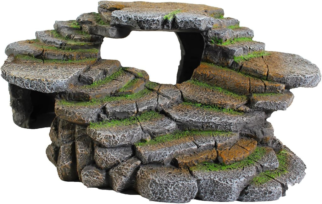 PENN-PLAX REP183 Shale Scape Ledge & Cave Hideout - GlobalHabitat Supply