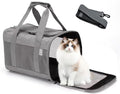 Pet Carrier Bag for Cats, Cat Soft-Sided Carriers Collapsible Ventilated by MUYG