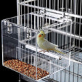 Automatic Acrylic Bird Feeder for Cage, No Mess by Xxmbbjy