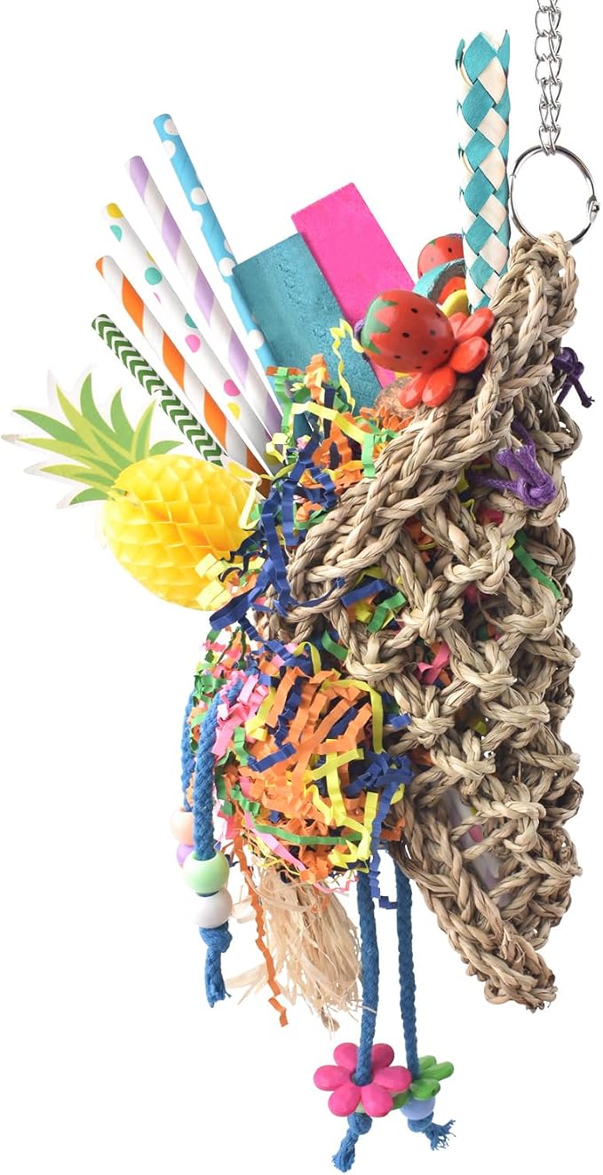 KATUMO Bird Toys, Seagrass Basket Toy by KATUMO