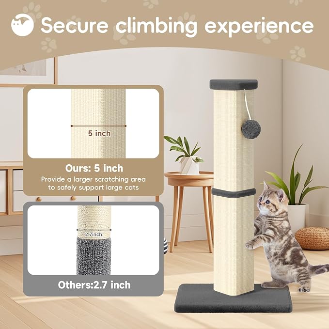 Cat Scratching Post, 32 Inch Tall Scratching Post - Image 4