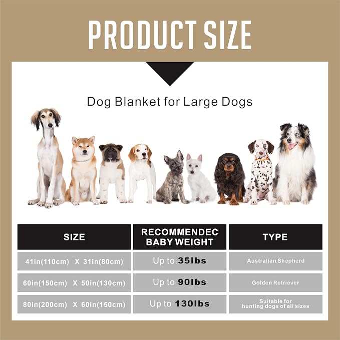Dog Blankets for Large Dogs Upgraded, Dog Cat Flannel Blankets Washable - Image 7
