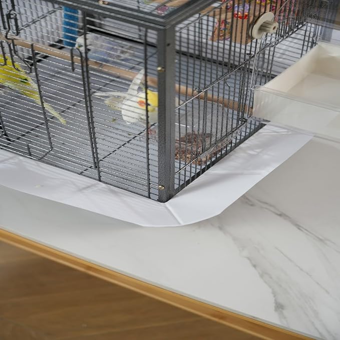 Metal Bird Cage 24 Inch High, Parrot Cage - Image 7