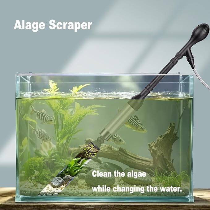 Carefree Fish Aquarium Gravel Cleaner 6Ft Hose Fish Tank Water Changer Gravel - Image 4