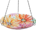 VCUTEKA Hanging Bird Bath, Glass Bird Baths by VCUTEKA