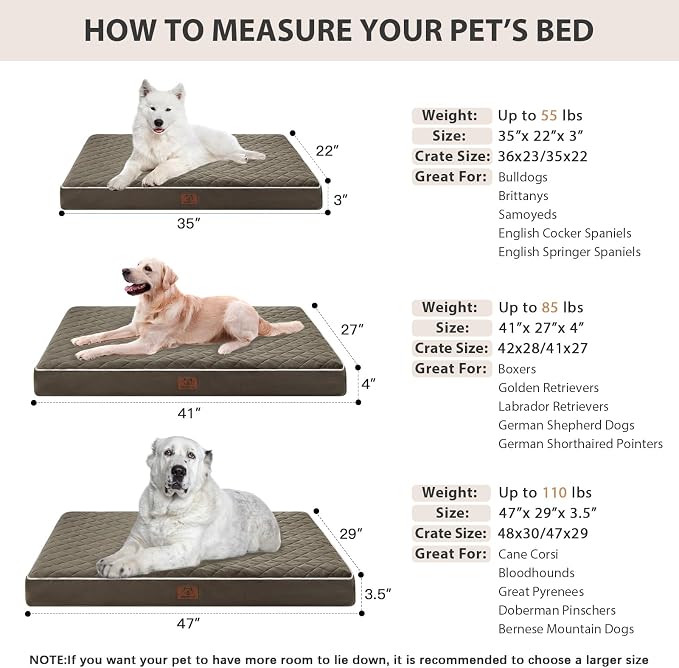 WNPETHOME Orthopedic XL Dog Bed - Image 5