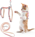 TIESOME Cat Harness and Leash Set, Adjustable Gradient Kitten Harness Escape by TIESOME