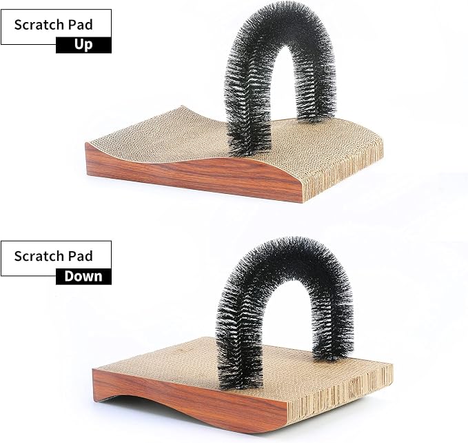 FUKUMARU Cat Self Groomer, 2.0 Version Cat Arch Face Scratcher - Image 3