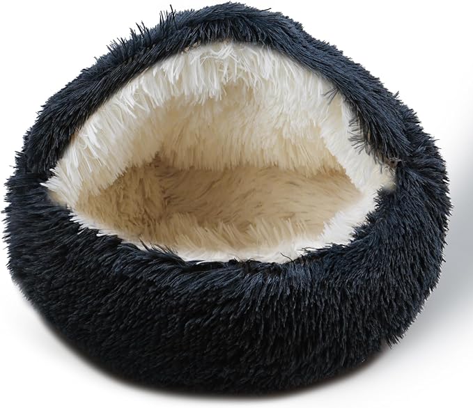 Cat Bed for Indoor Cats, Calming Cozy Cave by Unknown