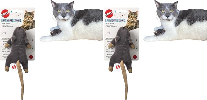 SPOT Flat Mouse Frankie with Catnip by SPOT