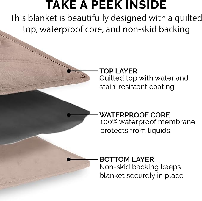 Furhaven Waterproof & Non-Slip Twin Size Mattress Cover Protector - Image 7