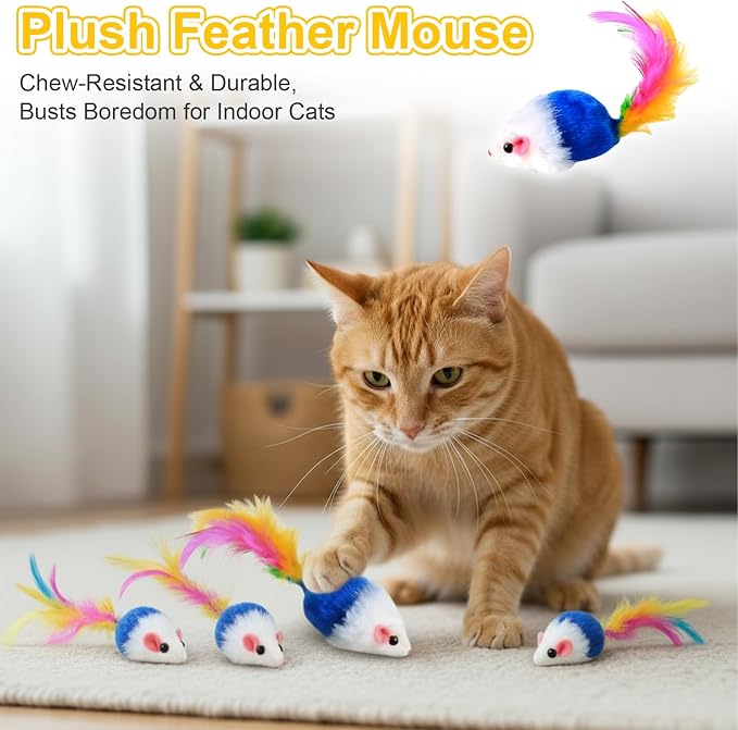 Interactive Cat Toys Ball for Indoor Cats＆Dogs, Automatic Cat Toy 360° - Image 5