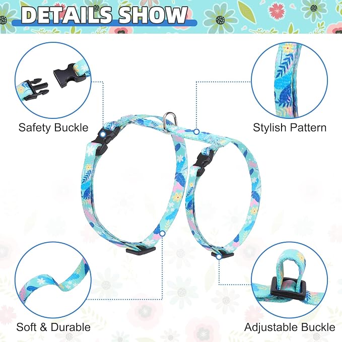 KOOLTAIL Cat Harness and Leash Set, Escape Proof Adjustable Kitten Harness - Image 2