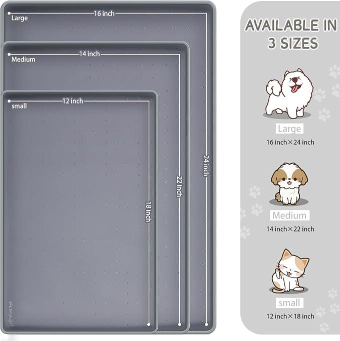 MateeyLife Silicone Cat & Dog Food Mat - Image 2