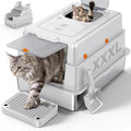 FURTIME XXXL Extra Large Stainless Steel Litter Box by FURTIME