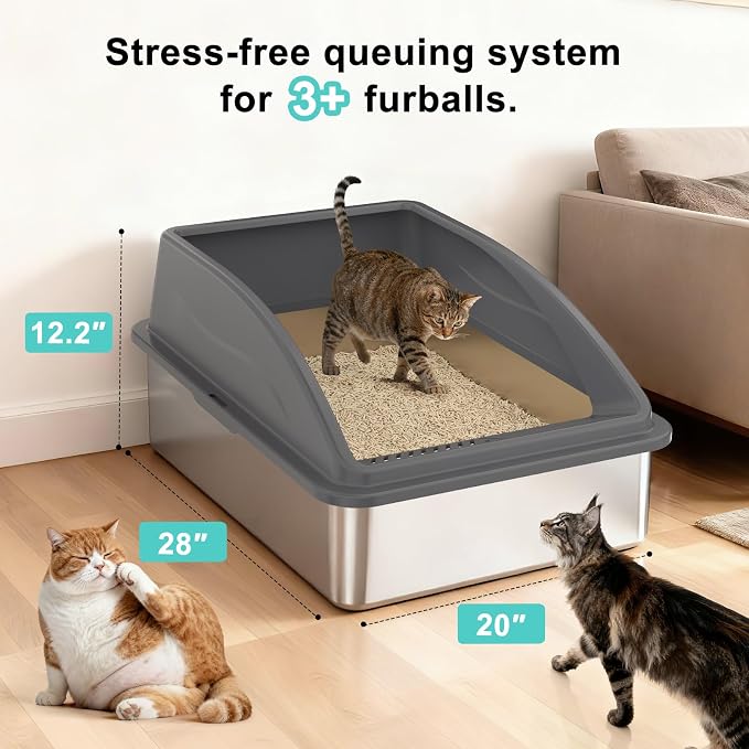 Stainless Steel Litter Box Extra Large - Image 7