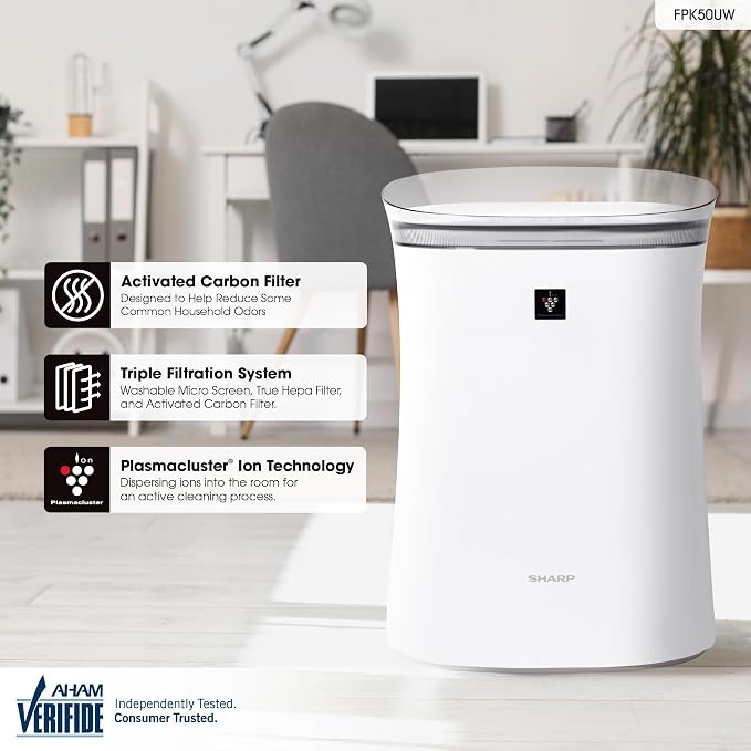 SHARP Air Purifier for Medium Rooms – Covers up to 1, 253 sqft in one hour - Image 3