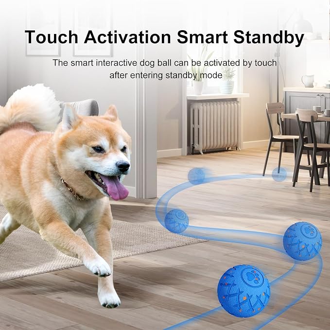 Interactive Dog Ball, Automatic Moving, Bouncing and Rotating, Silent Foam - Image 7