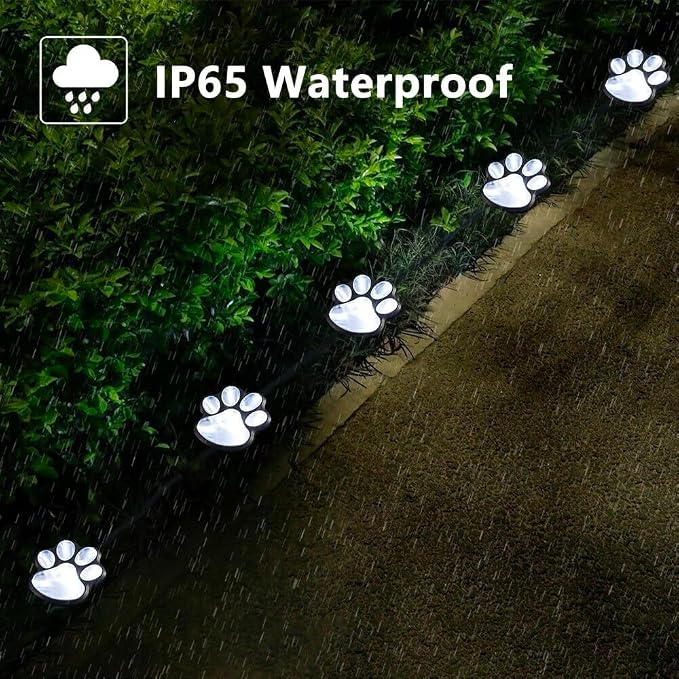 Paw Print Solar Lights - Image 5