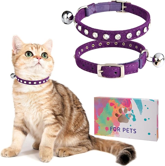 Rhinestone Cat Collar Breakaway by DILLYBUD