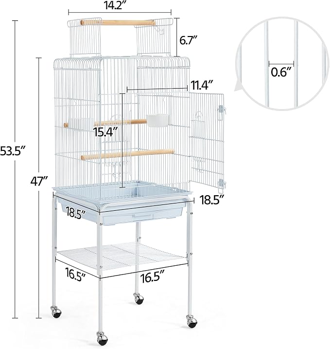 Yaheetech Play Open Top Parrot Bird Cages - Image 3