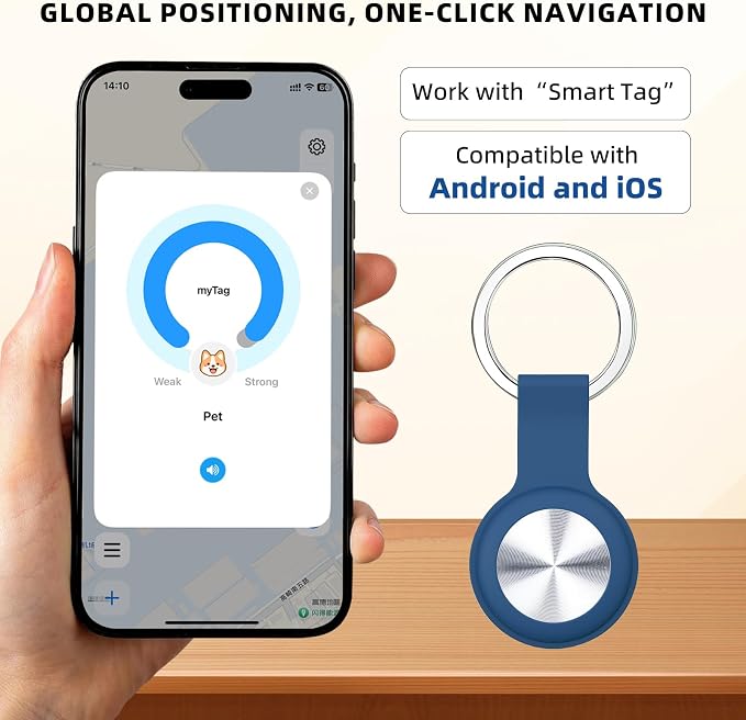 Tracker for Pets and Vehicles, Smart Dog and Cat Tracker Fits - Image 2