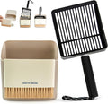 Metal Cat Litter Scooper with Holder, Stainless Steel Metal Litter Scoop by Accesfire