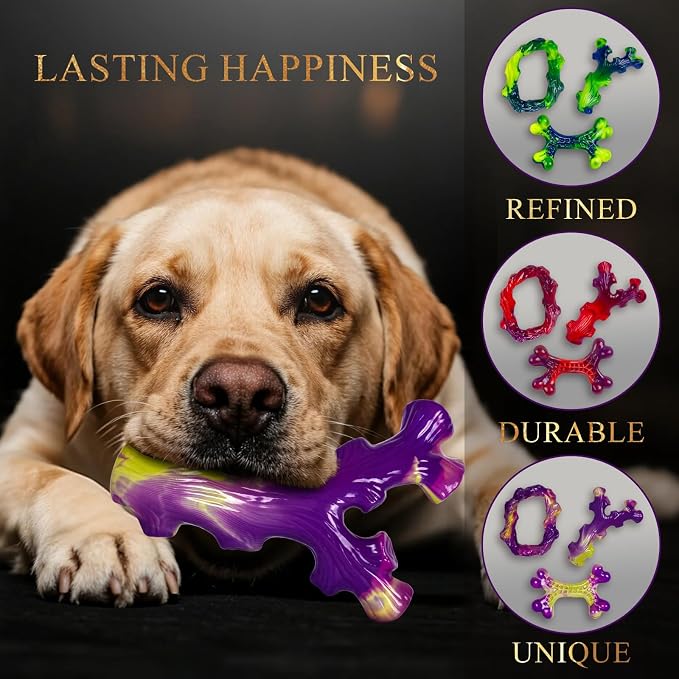 9-Pack Indestructible Dog Toys for Aggressive Chewers, Durable Chew Toys for - Image 4