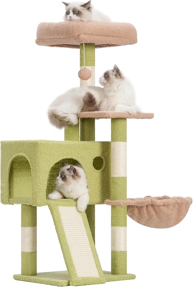 Cat Tree, 41.3" Cat Tower for Indoor Kittens - Image 9