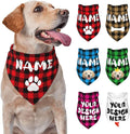Custom Dog Bandana Add Your Text Photo Name Personalized Neckwear Bandanas Soft by Custom