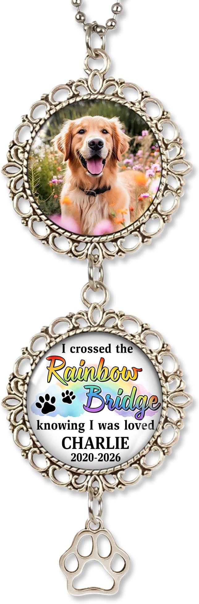 Hyturtle Personalized Pet Memorial Car Hanging Ornament by Hyturtle