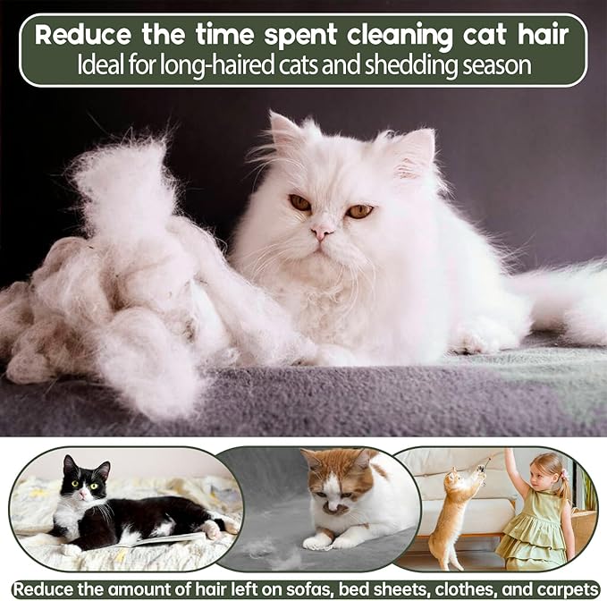 QBLEEV Cat Onesie for Cats After Surgery, Sticky Hair Cat Pajamas for Cats Only - Image 5