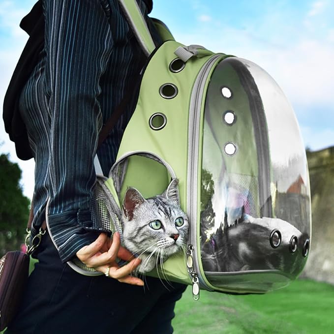 Cat Backpack Carrier Back Expandable Bubble Pet Carrier Backpack - Image 6