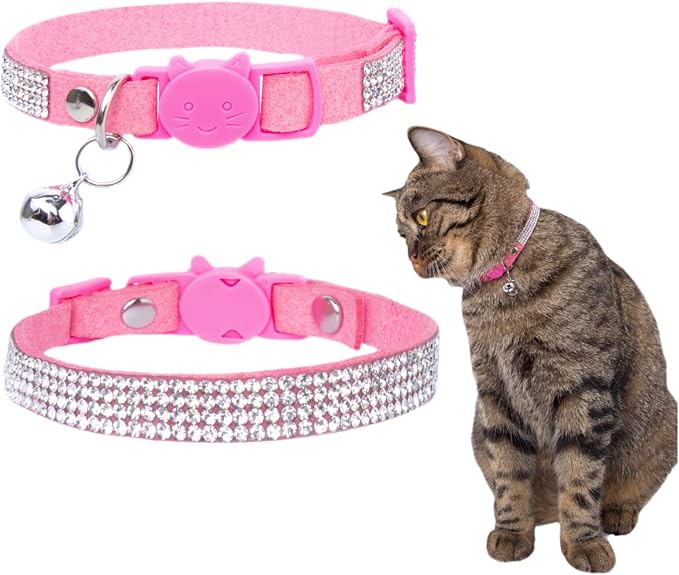 Rhinestone Cat Collar Breakaway by HAMUSN