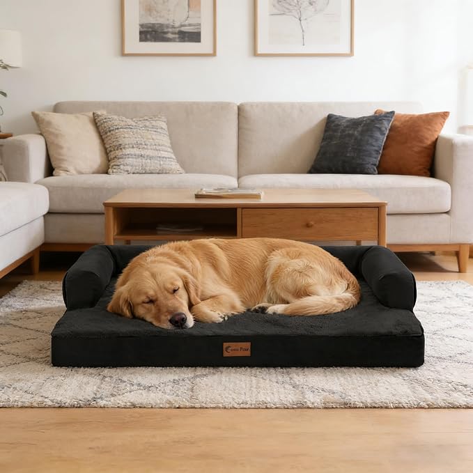 Orthopedic Dog Beds for Extra Large Dogs, Waterproof Egg Crate Foam XL Dog Bed - Image 9