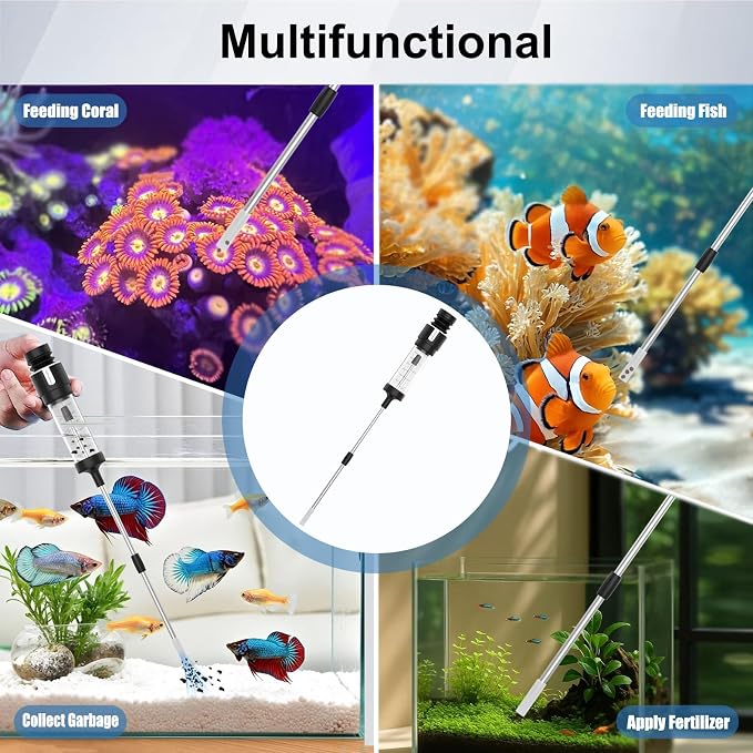 Carefree Fish Aquarium Precision Siphon Pipette Upgraded Turkey Baster Waste - Image 2