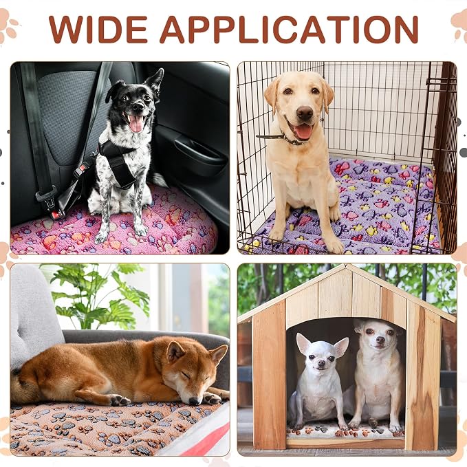 Tuanse 4 Pack Ultra Soft Dog Cat Bed Mat Small Animal Guinea Pig Bed - Image 2