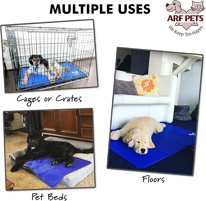 Arf Pets Dog Self Cooling Mat 11.5 x 15.5, Pad - Image 2