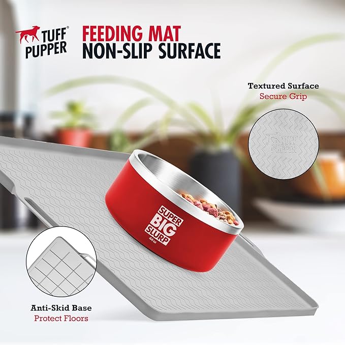 Tuff Pupper 22x16 Medium Dog Feeding Mat - Image 3