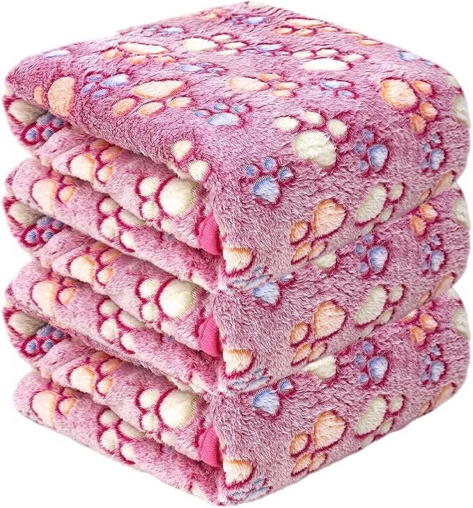 Dog Blankets for Large Dogs, Soft Fluffy Flannel Pet Blanket Mat Cover for Bed by NXDZI