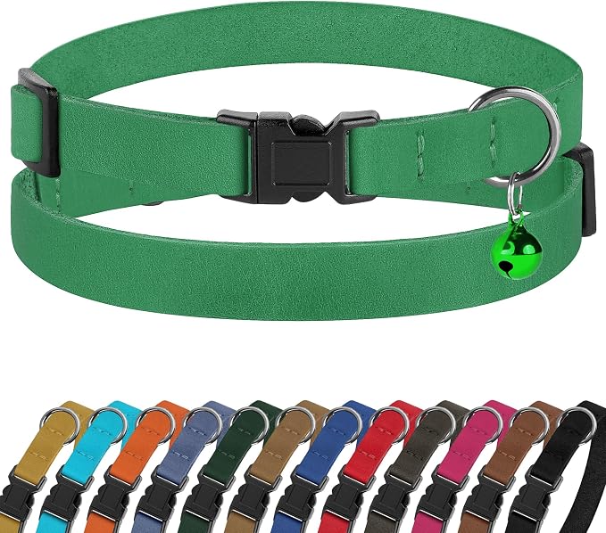Breakaway Cat Collar Leather by BUDKAS