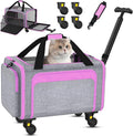 Rolling Pet Carrier with Detachable Wheels by Unknown