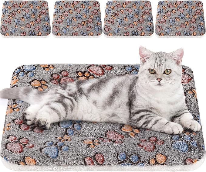 Tuanse 4 Pack Ultra Soft Dog Cat Bed Mat Small Animal Guinea Pig Bed by Tuanse