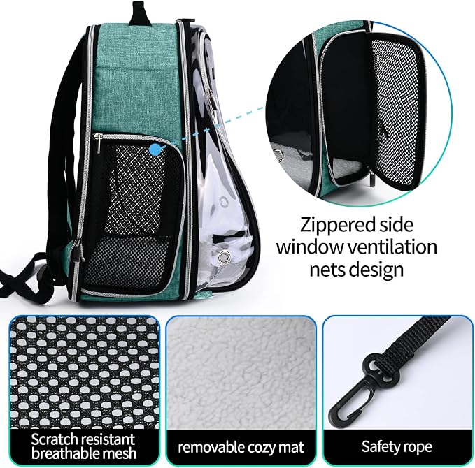 BAGLHER Cat Carrier Backpack Bubble - Image 4