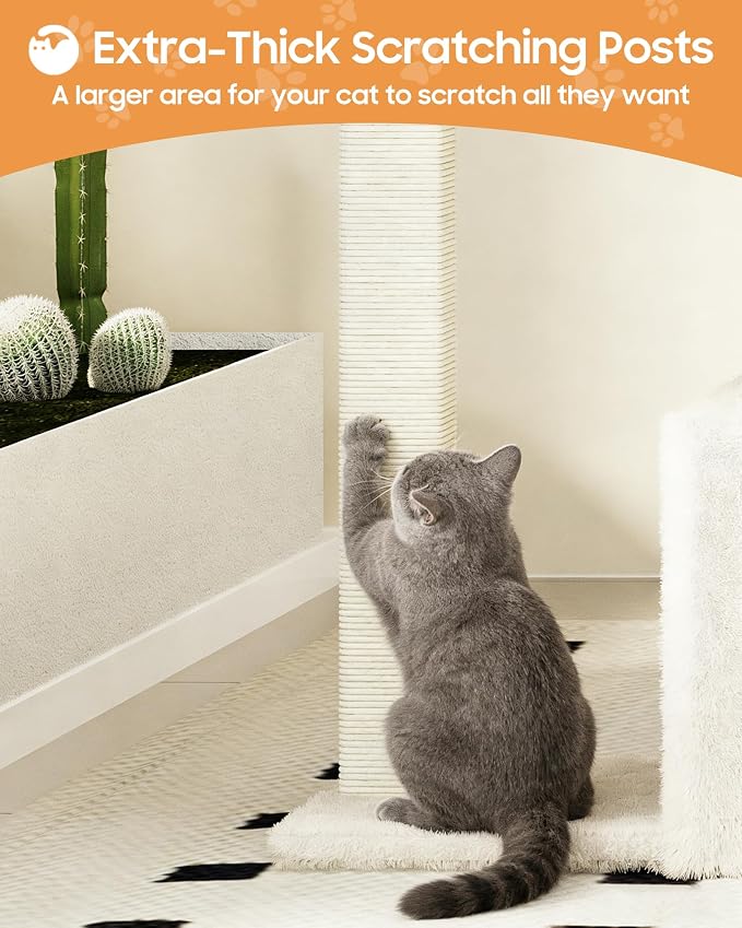 Cat Tree for Indoor Cats, 40 Inches Cat Tower - Image 4