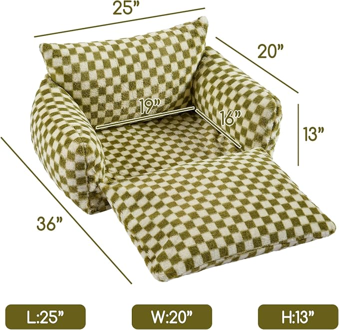 Hollypet Cat Bed Fluffy Plush Mutifuctional Double-Layer Soft Pet Couch - Image 3