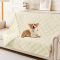 hyha Waterproof Dog Blanket, Reversible Pet Bed Blanket, Soft Sofa Couch Cover by hyha