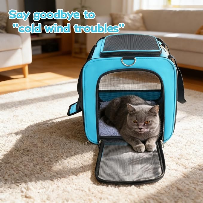 YUNIQUE Soft-Sided Cat & Dog Carrier - Image 3