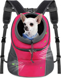 WOYYHO Pet Dog Carrier Backpack Small Dog Front Backpack Ventilated Dog Carrier by WOYYHO