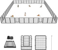 Dog Playpen 40 inch Dog Fence for Outdoor Indoor Use Heavy Duty Metal Dog Pen by Jhsomdr
